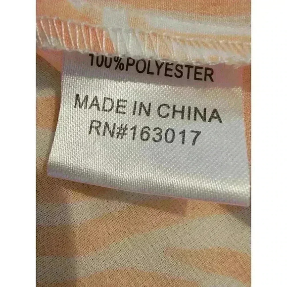 Princess Polly Womens Top Size 2 Sheer Orange Zebra Print Button Retro - Picture 3 of 14